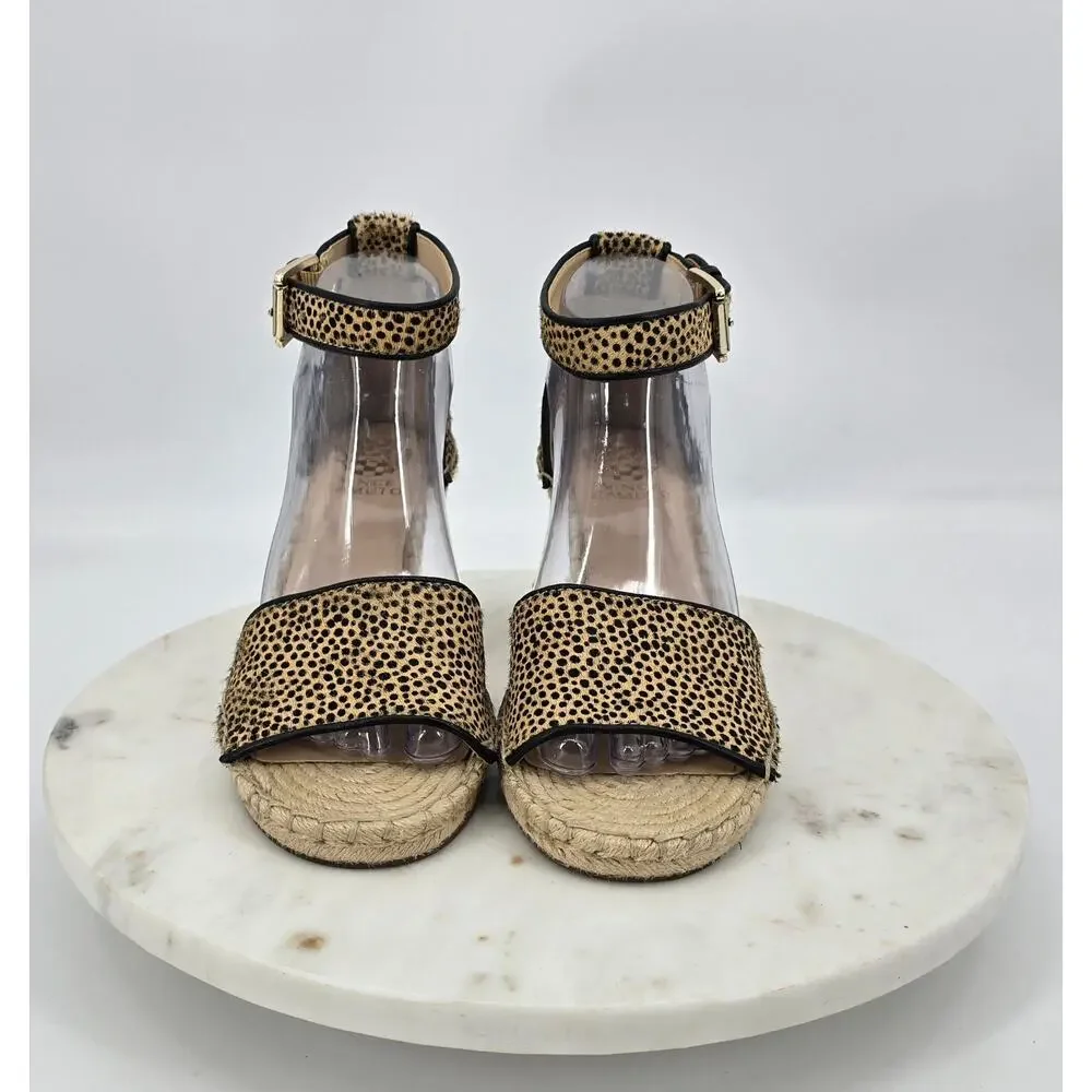 Vince Camuto VC-Leera‎ Cow Hair Espadrille Wedges
